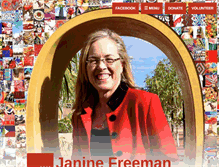 Tablet Screenshot of janinefreeman.com